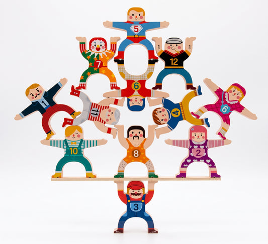 Kromawood educatief houten balansspel complete set met doos